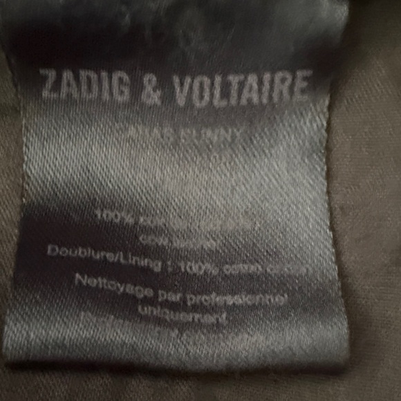 Zadig & Voltaire Leather Expandable Tote NWOT. - Picture 12 of 15